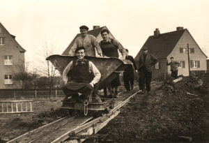 Neubau Reichenbrander Straße im Jahr 1954