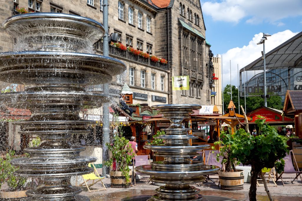 Brunnen auf dem Chemnitzer Markt